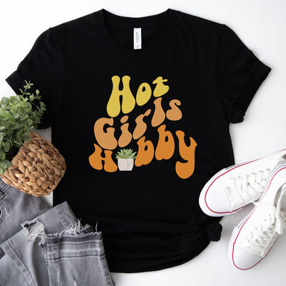 Hot Girls Hobby Plants-Premium Tee