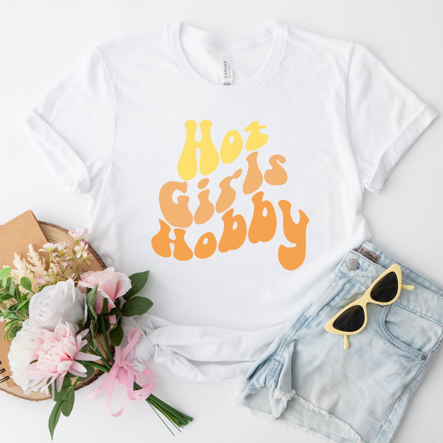 Hot Girls Hobby- Premium Tee