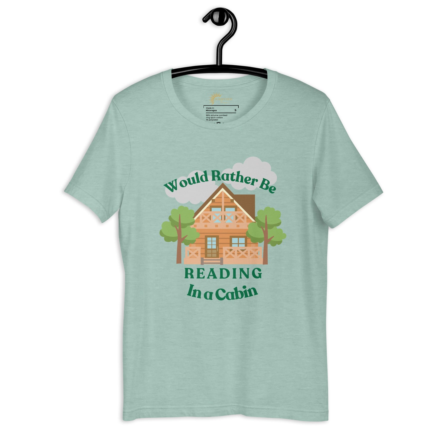 Rather Read in a Cabin- Premium Tee