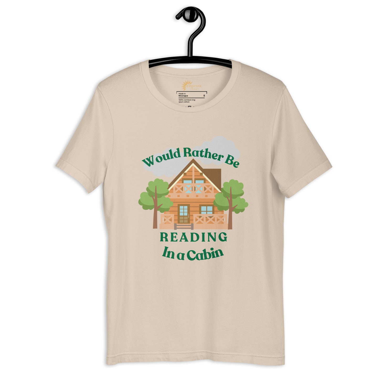 Rather Read in a Cabin- Premium Tee